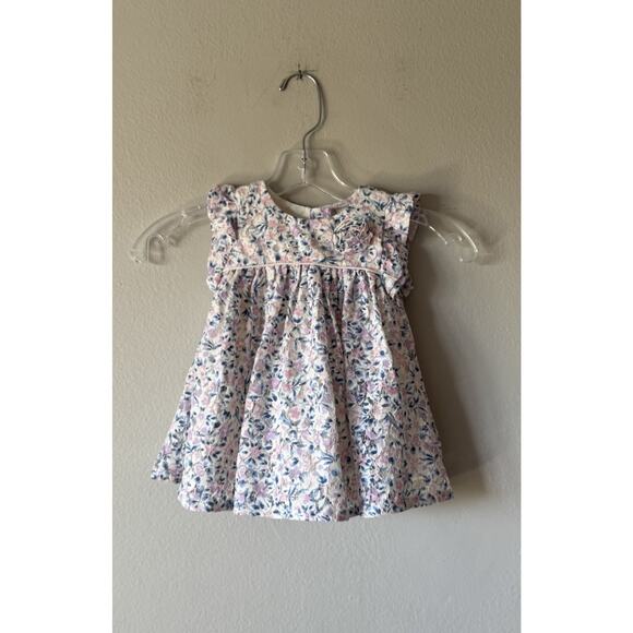 Catherine Malandrino Baby Size 12 Months Floral Print Lace Dress Wedding Party - Picture 1 of 7